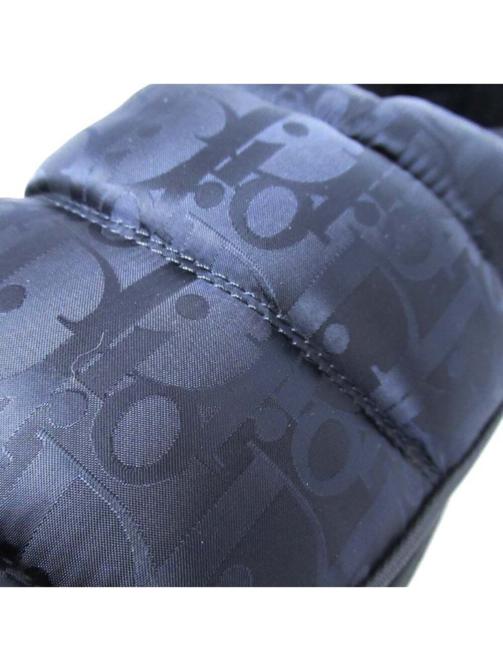 Dior Homme Snow Slipper Padded Slip on Shoes 43 Black - Picture 6 of 9
